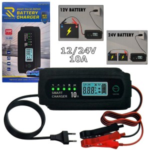 Интелигентно зарядно устройство RCHANG JMD-10 – 12/24V, 10A